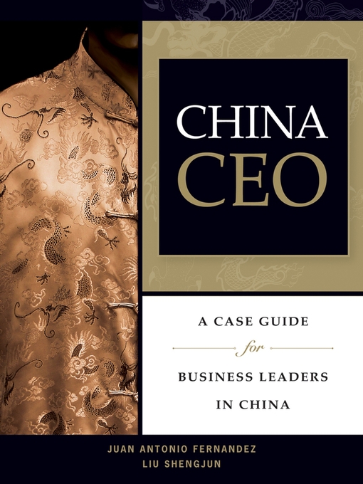 Title details for China CEO by Juan Antonio Fernandez - Available